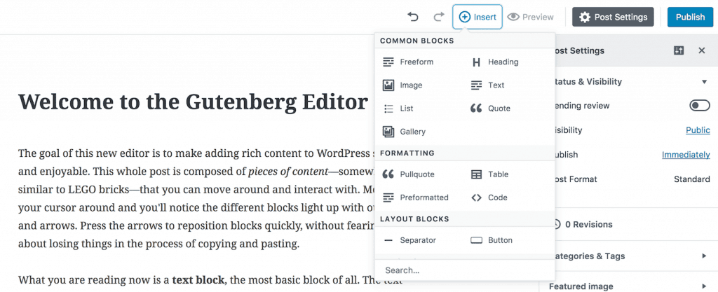 Post Gutenberg