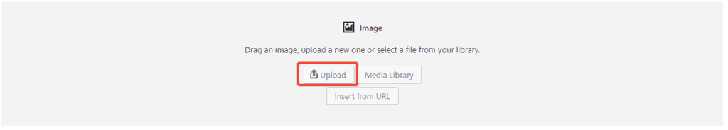 Chọn upload ảnh mới