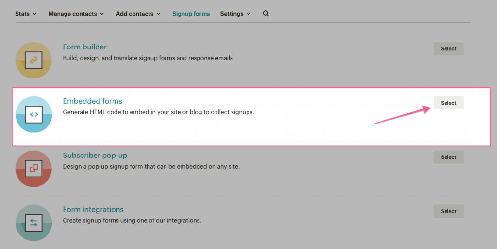 Mailchimp HTML Form