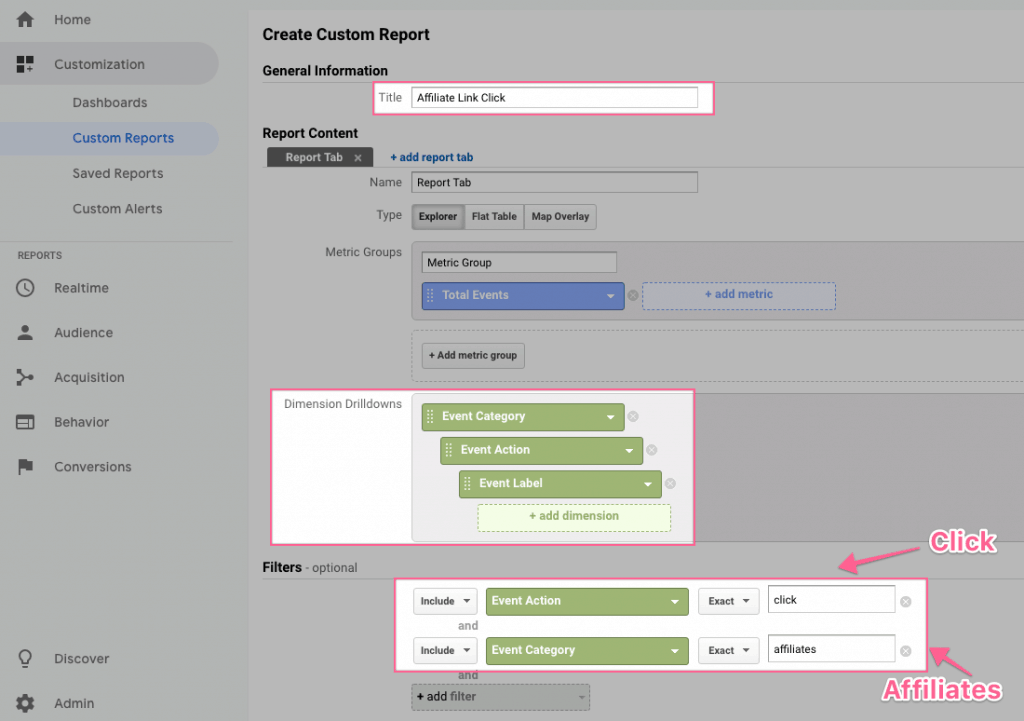 Cau Hinh Custom Report
