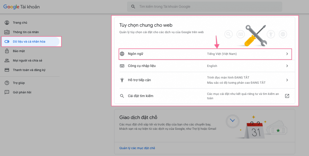 Thay Doi Giao Dien Tieng Anh