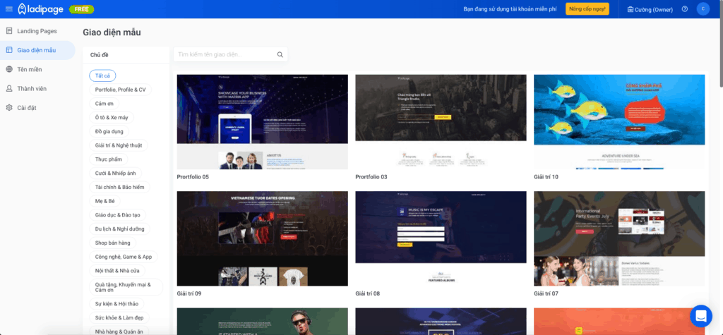 Giao Dien Mau Cua Ladipage